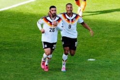 لاعبو ألمانيا يحتفلون بهدف في مرمى ساحل العاج بكأس العالم 2026