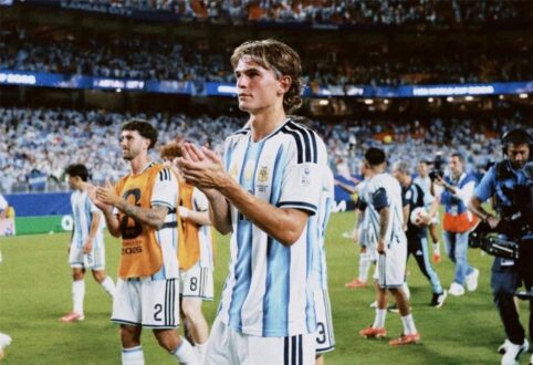 صورة للاعب نيكو باز بقميص ريال مدريد أو كومو