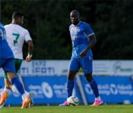 لاعبو الهلال السعودي في مباراة ودية ضد مولودية الجزائر