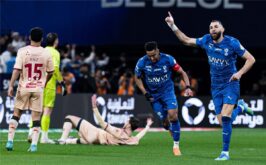 صورة لكريم بنزيما لاعب الهلال السعودي