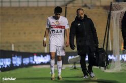 لاعب الزمالك أحمد الجفالي خلال تدريبات الفريق
