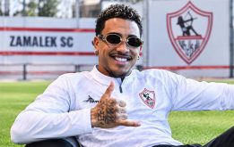 لاعب الزمالك بيزيرا خلال مباراة