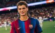 لاعب برشلونة حمزة عبد الكريم يشارك في مباراة ضد خيتافي