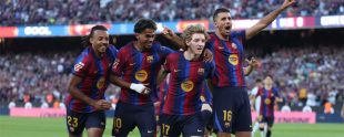 حكم مباراة برشلونة وجالطة سراي: من يدير قمة دوري الأبطال؟