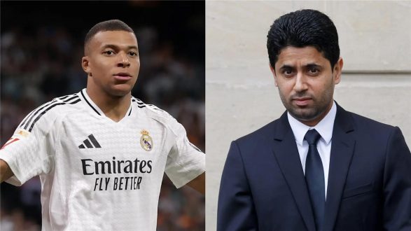 كيليان مبابي نجم ريال مدريد السابق ولاعب باريس سان جيرمان